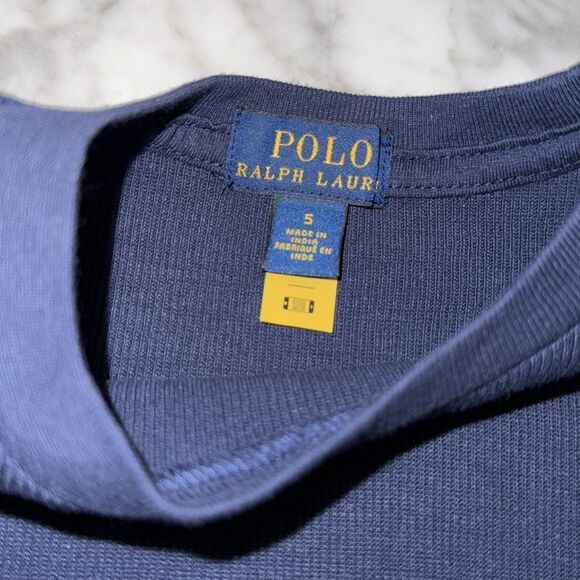 RALPH LAUREN POLO BOYS THERMAL LONG SLEEVE 5Y - Picture 3 of 6
